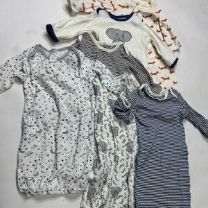 Baby Sleepers Set Size 0-6M (6 Sleepers)